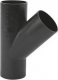 Wavin Trójnik PEHD 110x56/45 czarny QuickStream 1