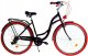 Dallas Bike Rower Dallas City 28" 7spd - czarny z czerwonym + kosz wiklina 1