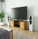 Fabryka Mebli Akord Szafka RTV 120 cm pod telewizor - dąb craft 5