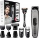 Trymer Braun Braun All-in-one trimmer MGK7320 Cordless, Number of length steps 13, Black/Silver 4