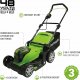 Kosiarka akumulatorowa Greenworks 2x24V Kosiarka akumulatorowa 41cm G24X2LM41K2x zestaw ładowarka dual + 2 aku 2Ah 2