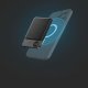 Powerbank V-TAC Power Bank V-TAC 5000mAh Szary Magnetyczny 9mm Aluminium, Lightning, LCD, SZYBKI 20W V-TAC VT-50005-SG 5