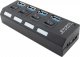 HUB USB Verk ROZGAŁĘŹNIK ROZDZIELACZ PORTÓW HUB USB 4X USB 3.0 10