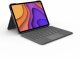 Logitech Logitech Folio Touch - Tastatur und Foliohulle - mit Trackpad - hinterleuchtet - Apple Smart connector - QWERTZ - Schweiz - Oxford Gray - fur Apple 10.9-inch iPad Air (4. Generation, 5. Generation) 1