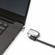 Linka zabezpieczająca Kensington Blokada do laptopa ClickSafe 2.0 3-in-1 Keyed T-Bar, Nano, Wedge 5