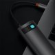 HUB USB Baseus Hub 7w1 Baseus Gleam, USB-C do 1x HDMI4K 60Hz + 3x USB3.0 + 1x PD + 1x SD/TF (szary) 4