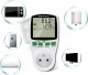 Qoltec Watomierz Licznik zużycia energii PM0627 z historiš pomiaru | 3680W | 16A | LCD 10
