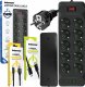 Listwa zasilająca Heckermann Listwa zasilająca Heckermann F35U + Kabel USB A-C AD-609CTS + Kabel USB C-C 610CC 1