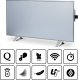 Grzejnik Cronos Panel grzewczy IR CRONOS Synthelith PRO CRP-770TWP Full Grey 4