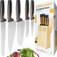 Fiskars Komplet noży w drewnianym bloku Functional Form 5 szt. (1062927) 5