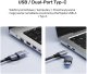 Adapter USB Unitek V1167A USB-C - HDMI + USB-A Srebrny  (V1167A) 10