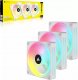 Wentylator Corsair iCUE LINK QX120 RGB 3-pack + Hub (CO-9051006-WW) 10