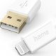 Kabel USB Hama USB-A - Lightning 1.5 m Biały (002015810000) 2