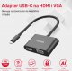 Stacja/replikator Unitek USB-C na HDMI 4K i VGA FullHD (V1168A) 2