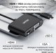 Stacja/replikator Unitek USB-C na HDMI 4K i VGA FullHD (V1168A) 7