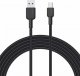 Kabel USB Aukey USB-A - USB-C 1 m Czarny (CB-NAC1 BK) 2