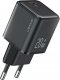 Ładowarka Usams Ładowarka sieciowa 1xUSB-C PD 3.0 20W Fast Czarna 1