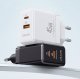 Ładowarka Usams Ładowarka sieciowa USB-C+USB-A 45W GaN PD 3.0 2
