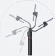 Selfie stick Usams Uchwyt selfie tripod ZB256 Czarny 3