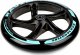 Raven Inlineskates Kółka do hulajnogi RAVEN Illusion Mint 200mm 2szt 4