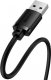 Kabel USB Baseus USB-A - USB-A 1 m Czarny (B00631103111-00) 3