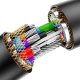 Kabel USB Baseus USB-A - USB-A 1 m Czarny (B00631103111-00) 6