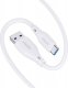 Kabel USB Ricomm USB-A - USB-C 2.1 m Biały (RLS007ACW) 2
