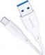 Kabel USB Ricomm USB-A - USB-C 2.1 m Biały (RLS007ACW) 3