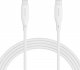 Kabel USB Ricomm USB-C - USB-C 2.1 m Biały (RLS307CCW) 1
