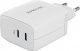 Ładowarka Ricomm Ładowarka sieciowa 65W GaN Ricomm RC652 EU, 2xUSB-C + kabel USB-C 2.1m 3