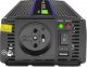 Przetwornica Qoltec Przetwornica napięcia Monolith 1200 MS Wave | 12V na 230V | 600/1200W | USB 4