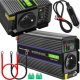Przetwornica Qoltec Przetwornica napięcia Monolith 1200 MS Wave | 12V na 230V | 600/1200W | USB 8