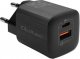 Ładowarka Qoltec Ładowarka sieciowa 35W GaN ULTRA | 5-20V | 2.25-3A | 1 x USB typeC PD | 1 x USB | Czarna 1