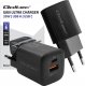 Ładowarka Qoltec Ładowarka sieciowa 35W GaN ULTRA | 5-20V | 2.25-3A | 1 x USB typeC PD | 1 x USB | Czarna 5