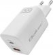 Ładowarka Qoltec Ładowarka sieciowa 65W GaN ULTRA | 5-20V | 2.25-3.25A | 1 x USB typ C PD | 1 x USB QC 3.0 | Biała 3