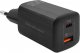 Ładowarka Qoltec Ładowarka sieciowa 65W GaN ULTRA | 5-20V | 2.25-3.25A | 1 x USB typ C PD | 1 x USB | Czarna 1