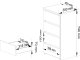 Fabryka Mebli Akord Komoda CL4 40 cm 4 szuflady - biała-dąb sonoma 3