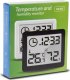 GreenBlue Termometr/higrometr z funkcją zegara GB384B Czarny 3