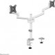Neomounts Uchwyt biurkowy na 2 monitory 17" - 27" (DS60-425WH2) 15