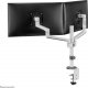 Neomounts Uchwyt biurkowy na 2 monitory 17" - 27" (DS60-425WH2) 4