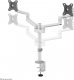 Neomounts Uchwyt biurkowy na 2 monitory 17" - 27" (DS60-425WH2) 5
