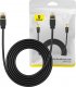 Baseus Kabel sieciowy Baseus High Speed, Ethernet RJ45, 10 Gb, Cat.7, 3m (czarny) 1