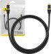 Baseus Kabel sieciowy kat. 8 Baseus Ethernet RJ45, 40Gbps, 1m (czarny) 1