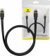 Baseus Płaski kabel sieciowy Baseus Ethernet RJ45, Gigabit, Cat.7, 2 m (czarny) 1