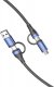 Kabel USB Vention USB-A + USB-C - microUSB + USB-C 2 m Czarny (CTLLH) 2