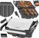 Grill elektryczny Lehmann GRILL ELEKTRYCZNY OPIEKACZ PANINI 2200W ROZKŁADANY 8