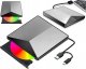 Odtwarzacz DVD Zenwire Zewnętrzny Napęd Przenośny ODTWARZACZ PŁYT DVD CD RW 2w1 USB 3.0 oraz USB-C 3.1 do laptopa i komputera NAGRYWARKA ALUMINIOWY 1