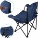 Kadax Krzesło Wędkarskie Turystyczne Składane Z Oparciem 6