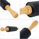 Kadax Wałek Silikonowy Do Ciasta Obrotowy Czarny 39 cm 2