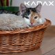 Kadax KADAX Legowisko Dla Psa Wiklinowe 65cm Wiklina M 3